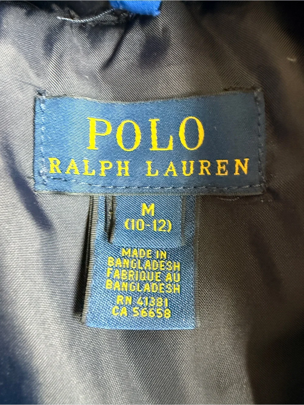 Polo by Ralph Lauren Bright Blue Kids Puffer Coat